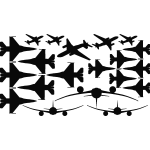 Sticker 20 avions Sticker 20 avions