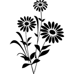 Sticker 3 marguerites
