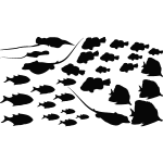 Sticker 30 poisson d'océan Sticker 30 poisson d'océan