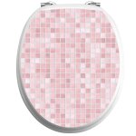Sticker abattant wc mosaque