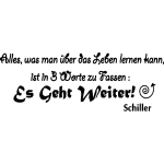 Sticker alles, was man über das leben . . . ! (schiller) Sticker alles, was man über das leben . . . ! (schiller)