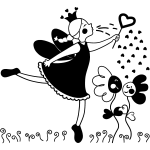 Sticker mon amie la fe