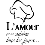 Sticker ?l?amour ça se cuisine?? Sticker ?l?amour ça se cuisine??
