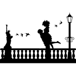 Sticker les amoureux de new york