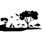 Sticker les animaux d'australie Sticker les animaux d'australie