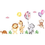 Stickers animaux de la jungle et les ballons magiques