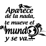Sticker aparece de la nada, te mueve el mundo y se va Sticker aparece de la nada, te mueve el mundo y se va