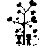 Sticker l?arbre de l?amour Sticker l?arbre de l?amour