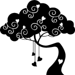 Sticker arbre de l'amour