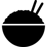 Sticker ardoise bol de riz