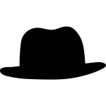 Sticker ardoise chapeau