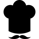 Sticker ardoise chapeau du chef