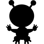 Sticker ardoise design ourson Sticker ardoise design ourson