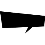 Sticker ardoise texte bandes dessines