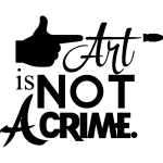 Sticker art is not a crime Sticker art is not a crime