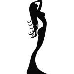Sticker attitude de femme sexy Sticker attitude de femme sexy