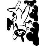 Stickers avion dans les nuages