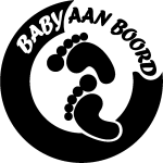 Sticker baby aan boord et pieds Sticker baby aan boord et pieds