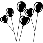 Sticker ballon de fêtes foraine Sticker ballon de fêtes foraine