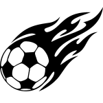 Sticker ballon en feu Sticker ballon en feu