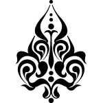 Sticker baroque feu artistique