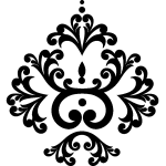Sticker baroque pique