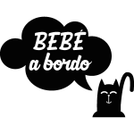 Sticker  beb a bordo