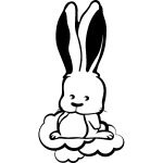 Sticker bb lapin