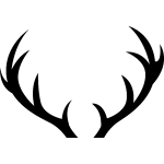 Sticker bois de cerf Sticker bois de cerf