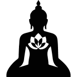 Sticker bouddha lotus Sticker bouddha lotus