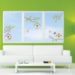 Sticker branches et oiseaux Sticker branches et oiseaux