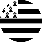 Sticker breizh drapeau bzh 2