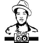 Sticker bruno mars