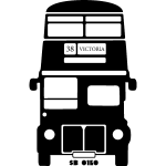 Sticker bus anglais