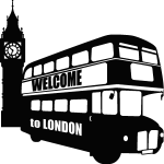 Sticker bus de londres