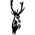 Sticker buste de cerf