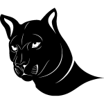 Sticker buste d'un puma