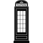 Sticker cabine tlphonique britannique