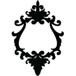 Sticker cadre mirroir Sticker cadre mirroir