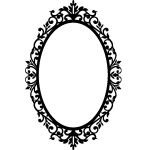 Sticker cadre mirroir royale Sticker cadre mirroir royale