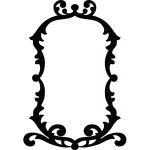Sticker cadre monochrome Sticker cadre monochrome