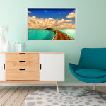 Sticker cadre photo paradis sur terre Sticker cadre photo paradis sur terre