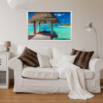 Sticker cadre photo paysage idyllique Sticker cadre photo paysage idyllique