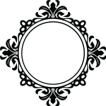Sticker cadre rond Sticker cadre rond