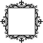 Sticker cadre royal Sticker cadre royal