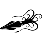 Sticker calamar de mer