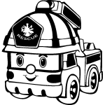 Sticker camion pompier rescue Sticker camion pompier rescue