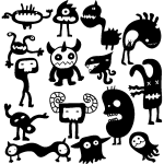 Sticker caricature d'animaux Sticker caricature d'animaux