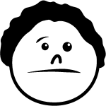 Sticker caricature petit garon
