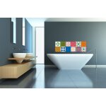 Sticker pour carrelage multicouleurs Sticker pour carrelage multicouleurs
